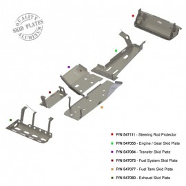 Blindages aluminium Asfir Jeep Wrangler JK V6 2 portes