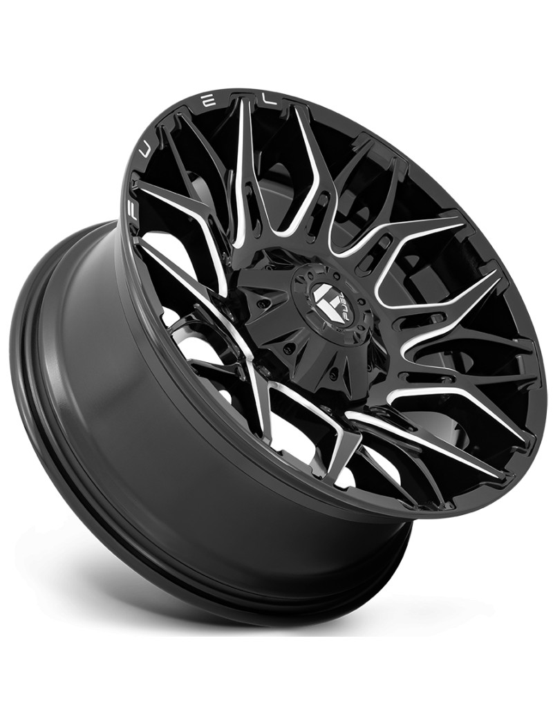 Jante aluminium Fuel Twitch D769 Gloss Black Milled 20-22 pouces