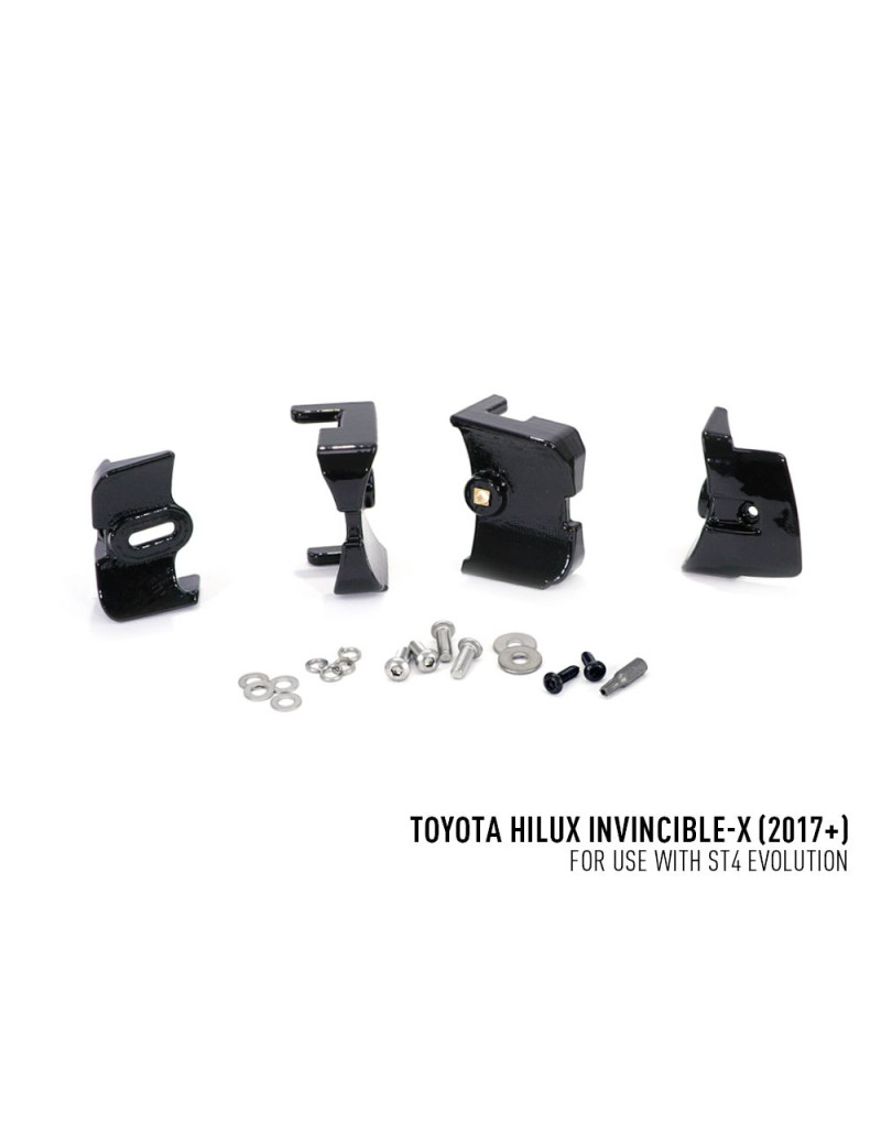 Kit support pour barre LED ST-4 Toyota Hilux Invincible 2018+